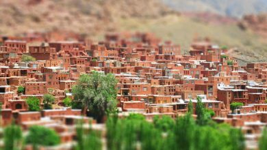 red village in Iran