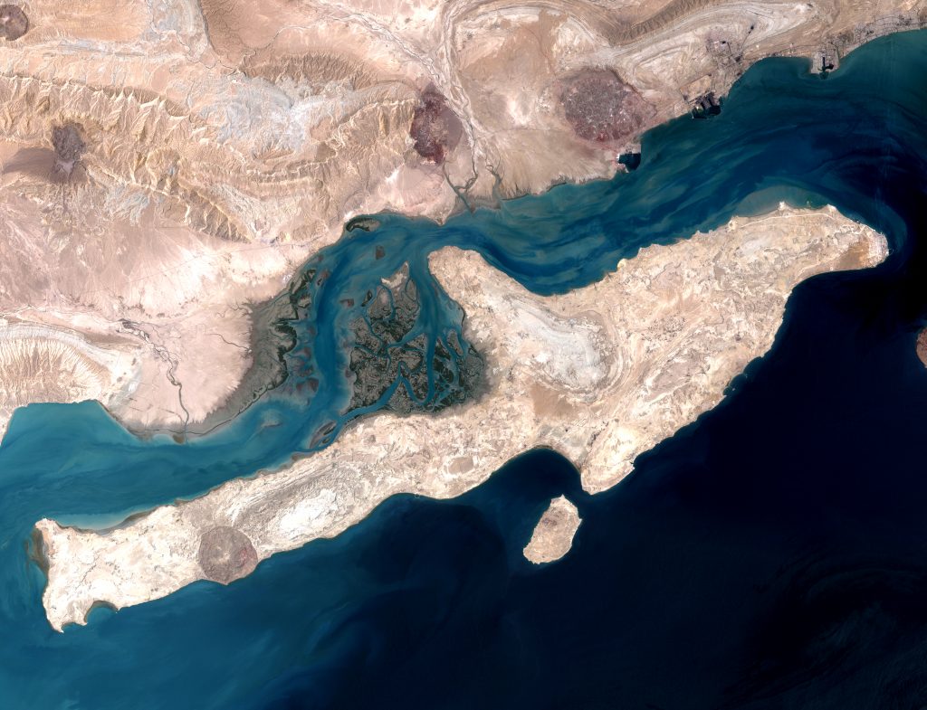 Qeshm Island from above 